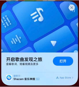 温县苹果14维修站分享iPhone14音乐识别功能使用方法 