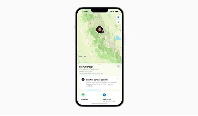 温县苹果14维修分享iPhone14系列中 FindMy功能通过卫星分享位置方法教程 